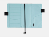 Hobonichi Techo A5 Cousin Cover - Colors: Black x Clear Blue
