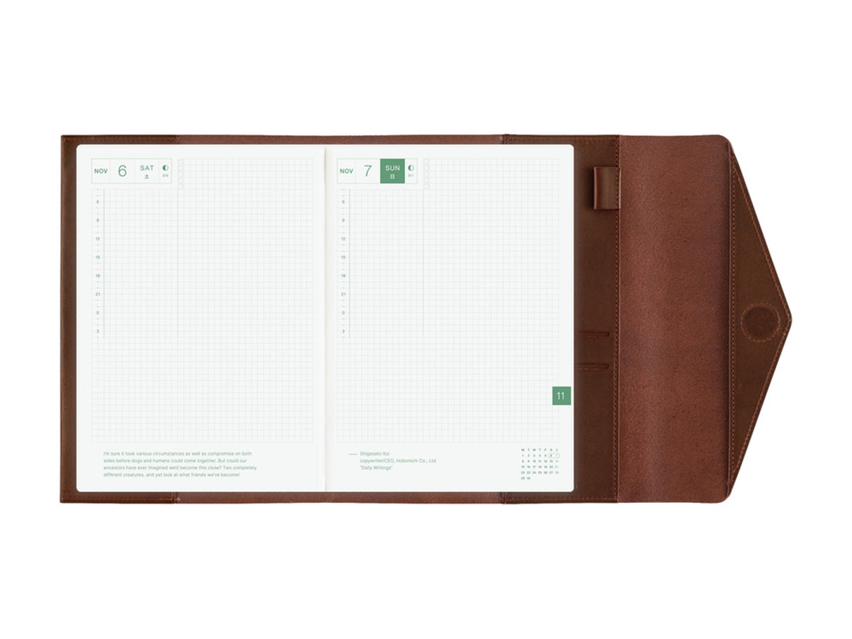 Hobonichi Techo A5 Cousin Cover - Glow: Chianti