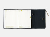 Hobonichi Techo A5 Cousin Cover - Tragen: Black