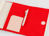 Hobonichi Techo A5 Cousin Cover - Tragen Red