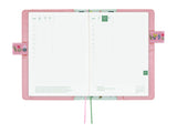 Hobonichi Techo A5 Cousin Cover - Yumi Kitagishi: White Cat Village