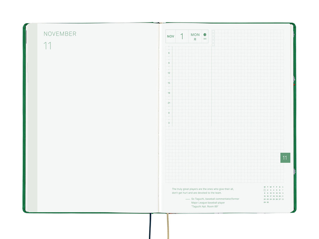 Hobonichi Techo A5 Hon 2027 - Bow & Tie: Sheep Sheep Sheep
