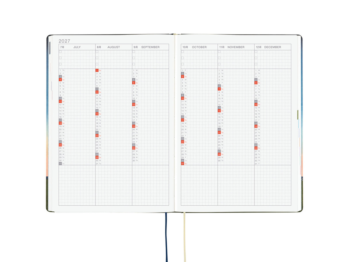 Hobonichi Techo A5 Hon 2027 - Hiroko Kubota: String Telephone Until the Moon is Full