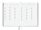 Hobonichi Techo A5 Hon 2027 - Slash (Navy)