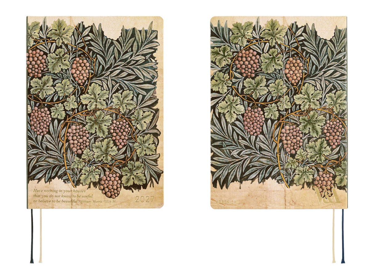 Hobonichi Techo A5 Hon 2027 - V&A Series: Vine