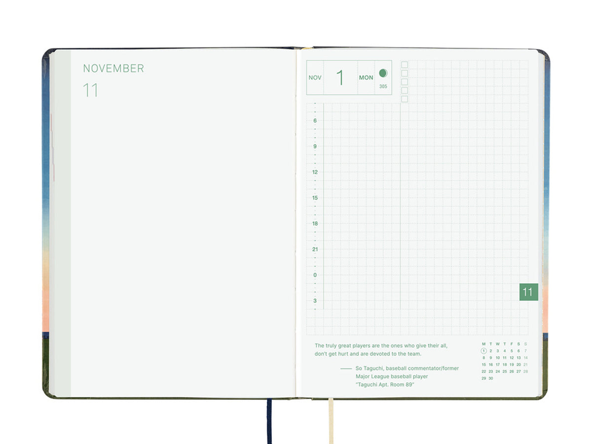 Hobonichi Techo A6 Hon 2027 - Hiroko Kubota: String Telephone Until the Moon is Full (JAPANESE)
