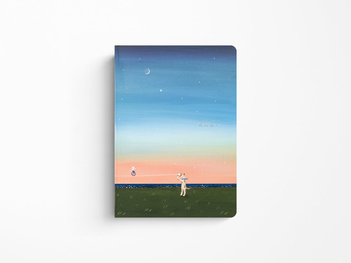 Hobonichi Techo A6 Hon 2027 - Hiroko Kubota: String Telephone Until the Moon is Full