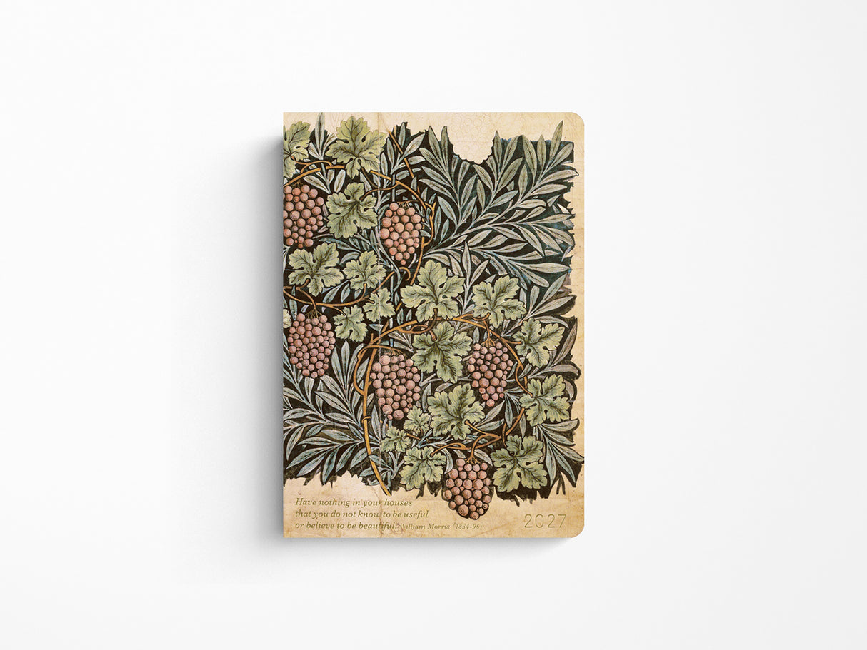 Hobonichi Techo A6 Hon 2027 - V&A Series: Vine
