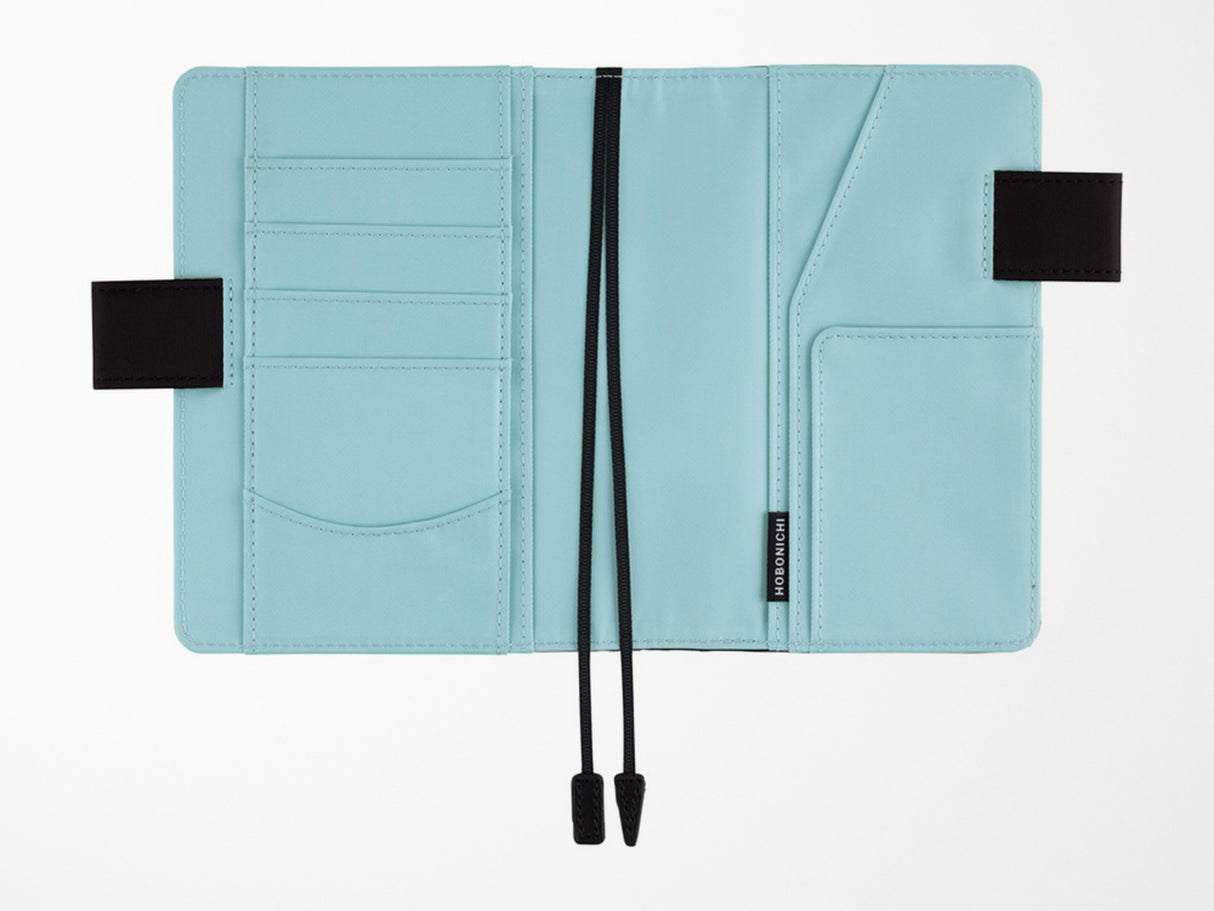 Hobonichi Techo A6 Original Cover - Black x Clear Blue