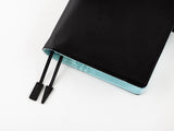 Hobonichi Techo A6 Original Cover - Black x Clear Blue