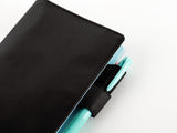 Hobonichi Techo A6 Original Cover - Black x Clear Blue