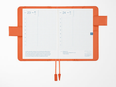 Hobonichi Techo A6 Original Cover + Book - Airy Flamingo