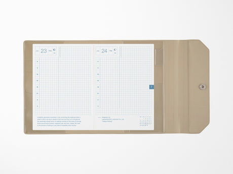 Hobonichi Techo A6 Original Cover + Book - Alettone Gray