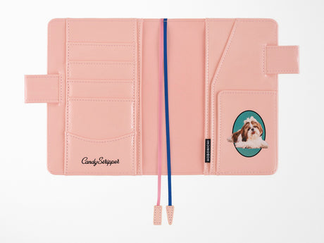 Hobonichi Techo A6 COVER ONLY - Candy Stripper Random Dog & Cat