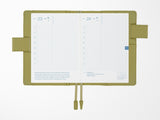 Hobonichi Techo A6 Original Cover + Book - Leather: Sage Green