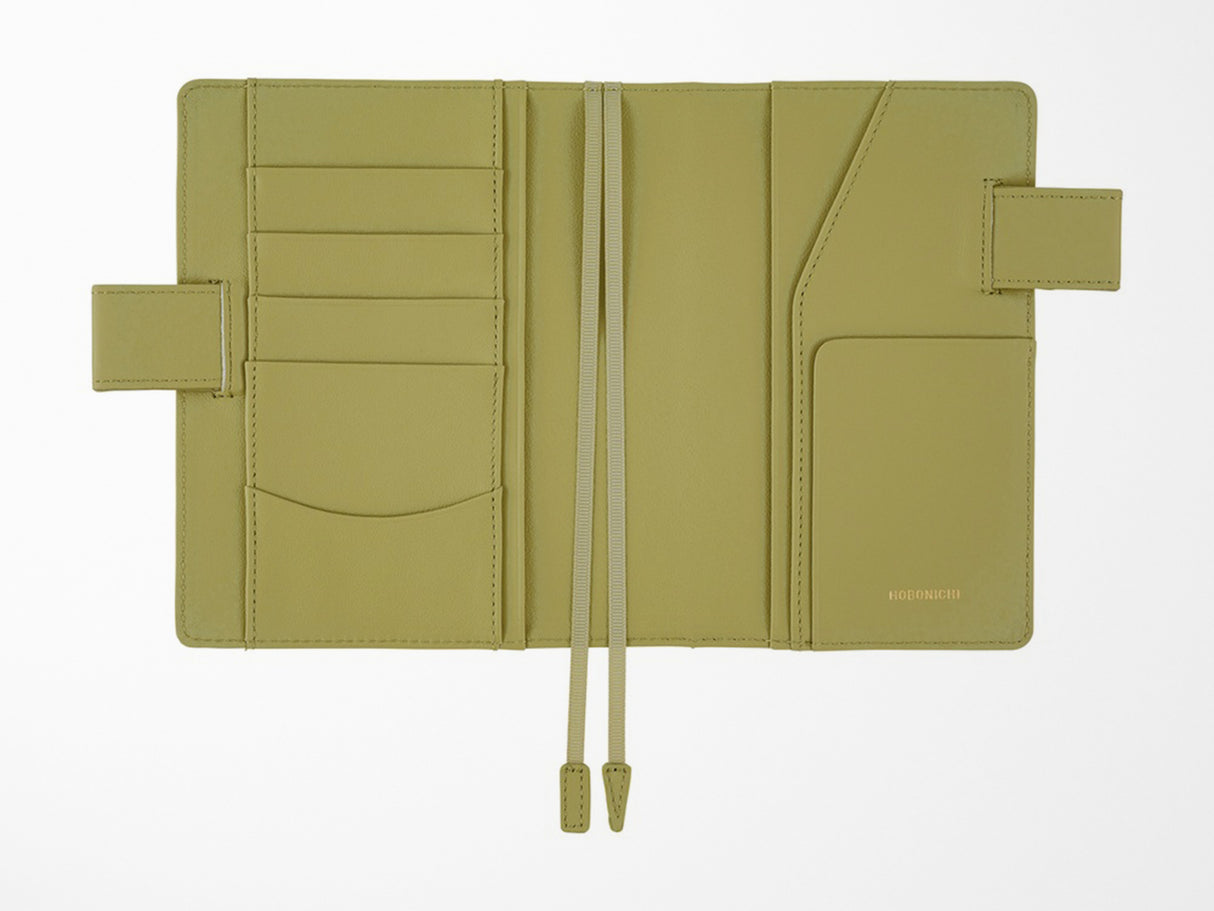 Hobonichi Techo A6 Original Cover + Book - Leather: Sage Green