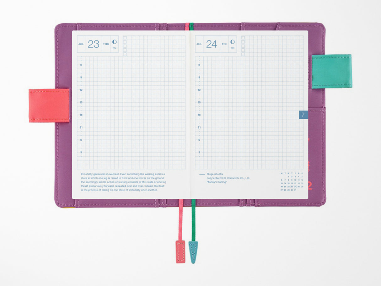 Hobonichi Techo A6 Original Cover + Book - MOTHER Mr. Saturn