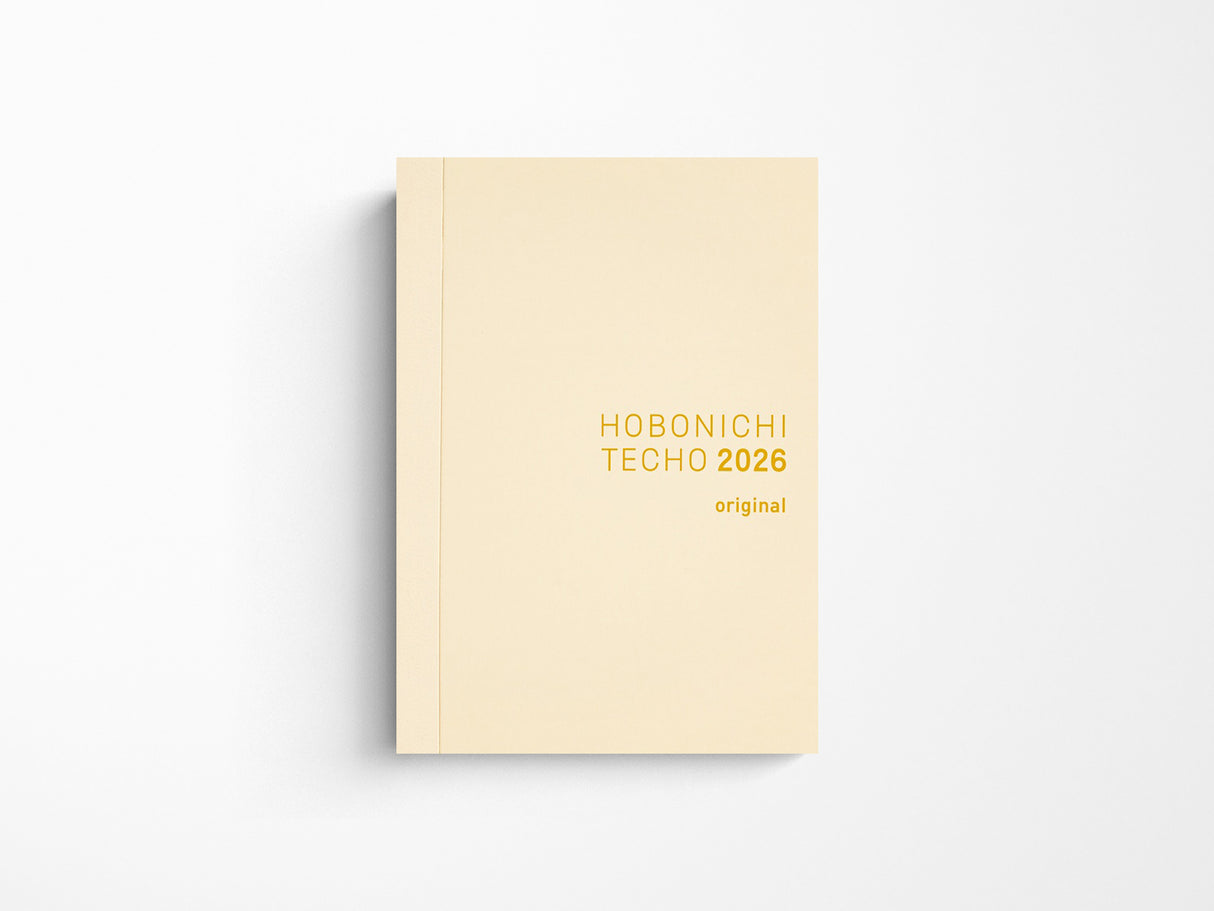 Hobonichi Techo A6 Original Cover + Book - TS Basic Black Leather