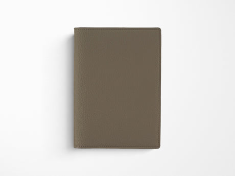 Hobonichi Techo A6 Original Cover + Book - Taut Leather Gray & Light Blue