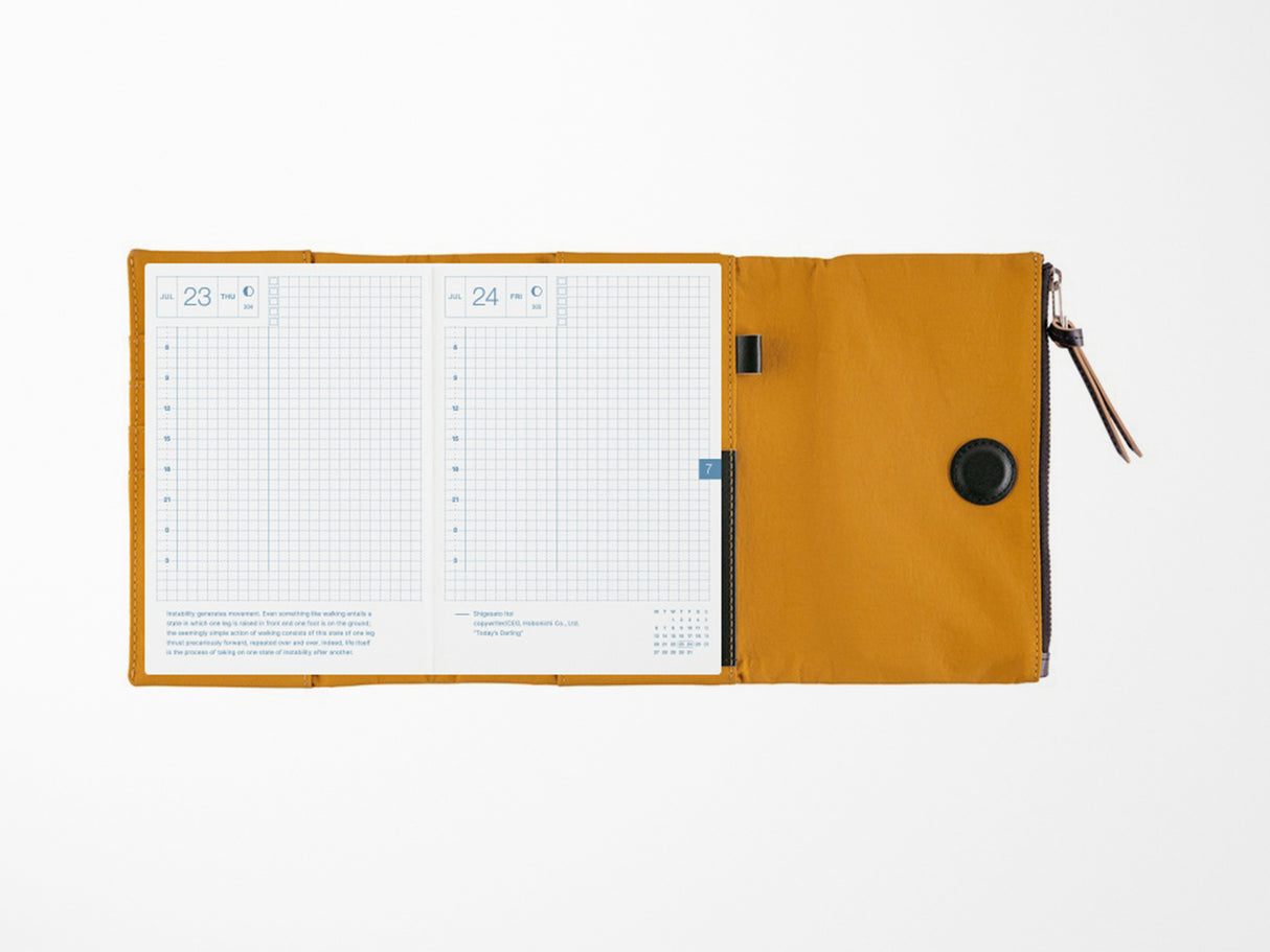 Hobonichi Techo A6 Original Cover + Book - Tragen Mustard
