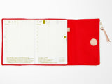 Hobonichi Techo A6 Original Cover + Book - Tragen Red