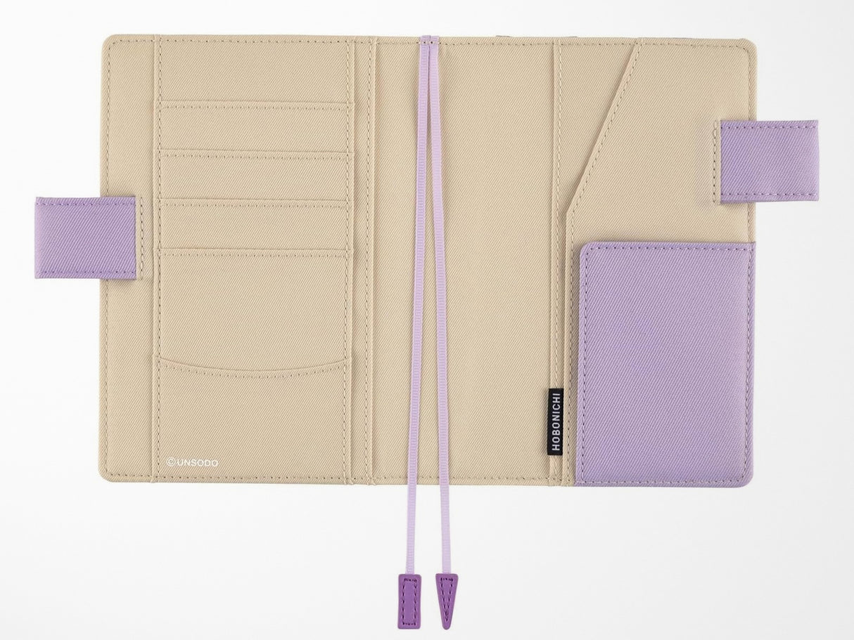 Hobonichi Techo A6 Original Cover + Book - Unsodo: Bijutsukai Plum and Dianthus