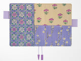 Hobonichi Techo A6 Original Cover + Book - Unsodo: Bijutsukai Plum and Dianthus
