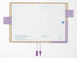 Hobonichi Techo A6 Original Cover + Book - Unsodo: Bijutsukai Plum and Dianthus