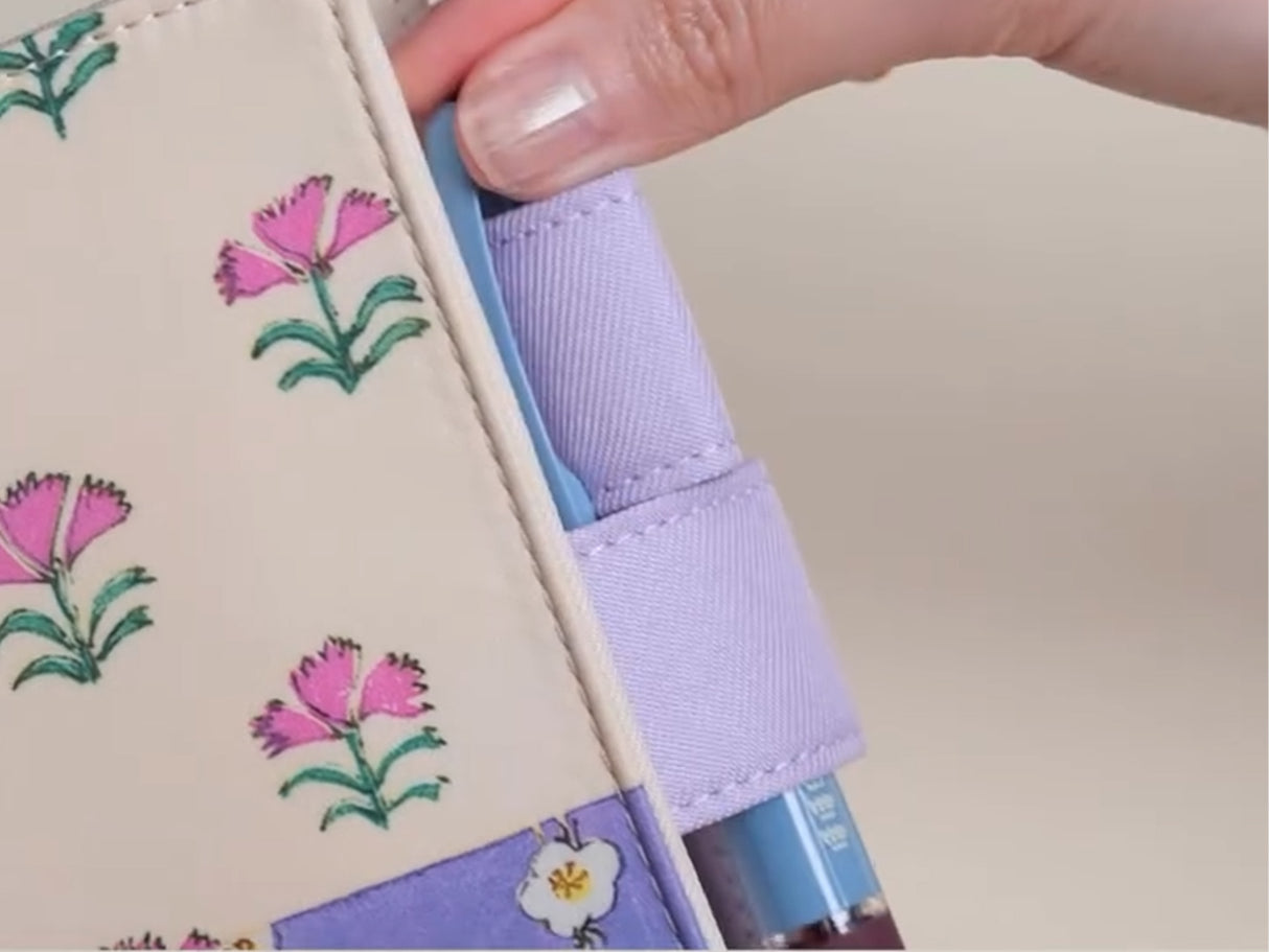 Hobonichi Techo A6 Original Cover + Book - Unsodo: Bijutsukai Plum and Dianthus