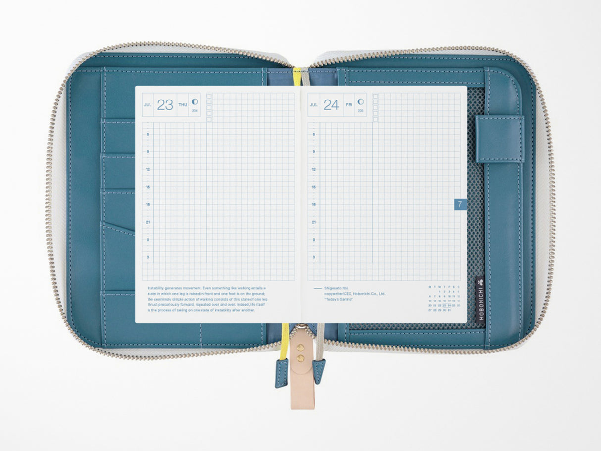 Hobonichi Techo A6 Original Cover + Book - minä perhonen: aalto