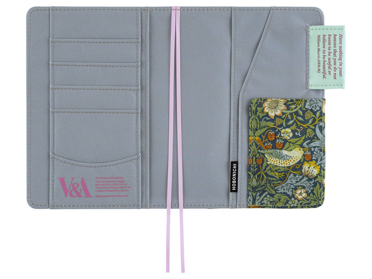 Hobonichi Techo A6 Original Cover - V&A Series: Strawberry Thief
