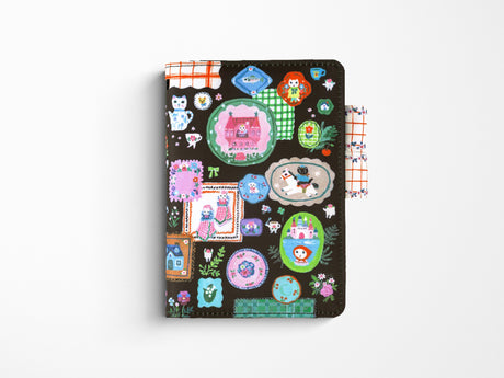 Hobonichi Techo A6 Original Cover - Yumi Kitagishi White Cat's Table Decorations