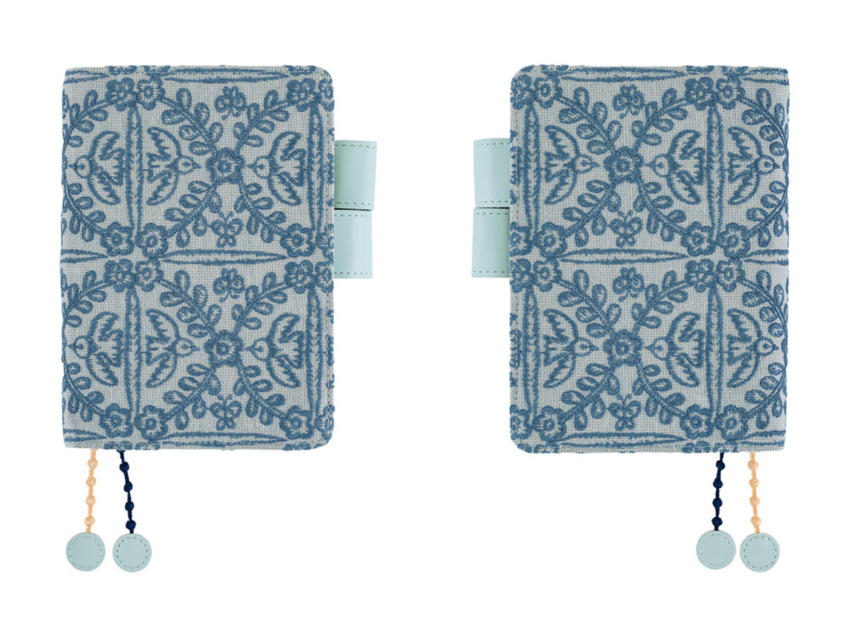 Hobonichi Techo A6 Original Cover - mina perhonen: felice (Blue)