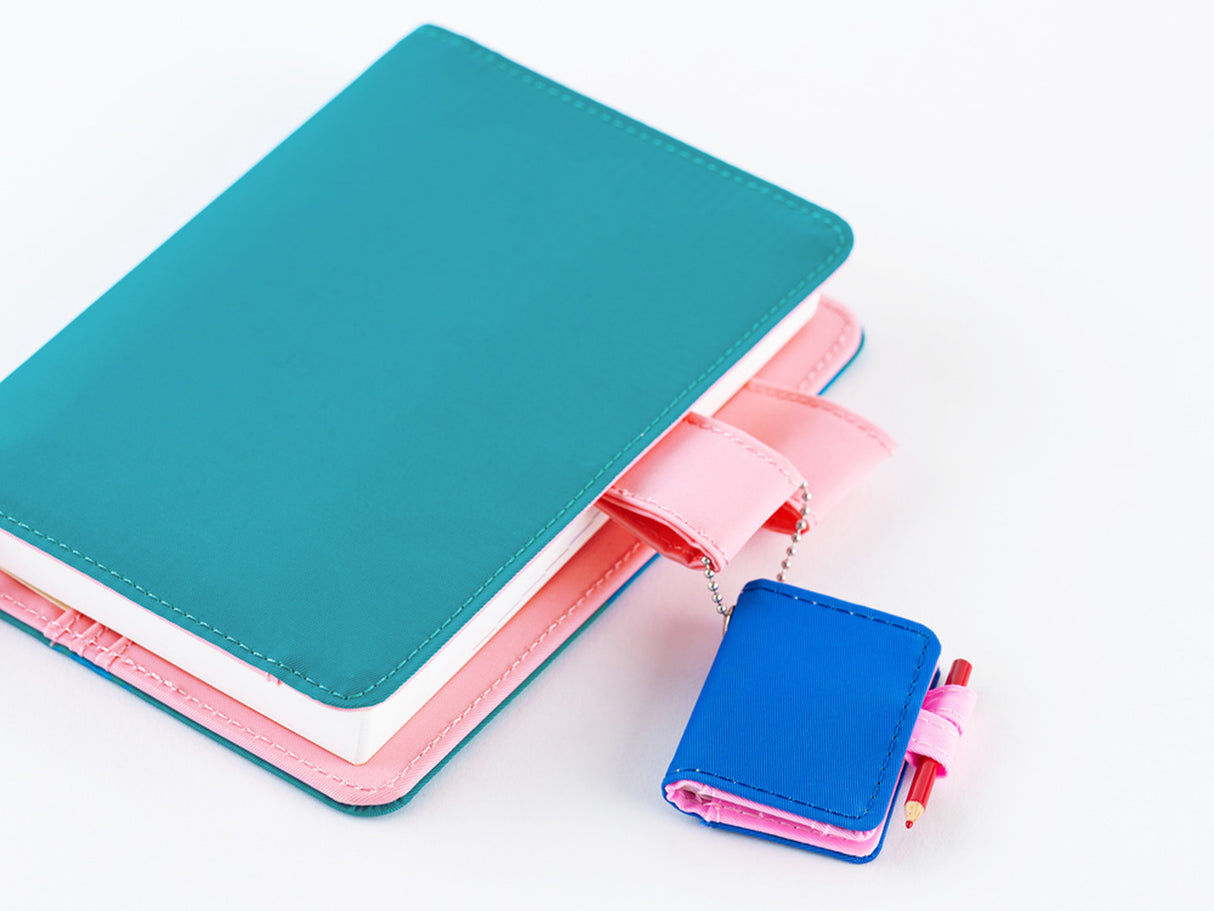 Hobonichi Techo Mini Keychain - Blue x Pink