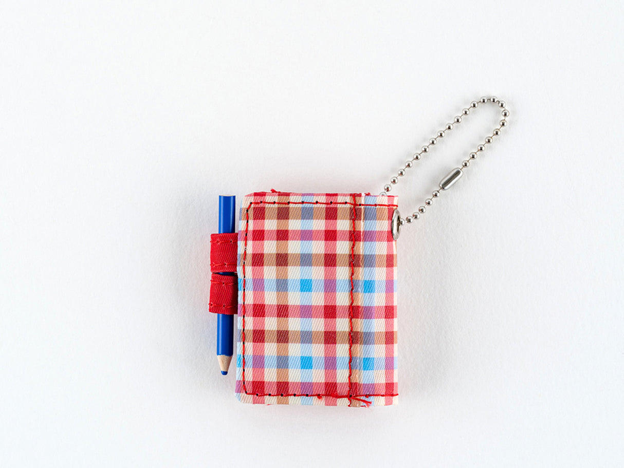 Hobonichi Techo Mini Keychain - Bright Plaid
