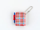 Hobonichi Techo Mini Keychain - Bright Plaid