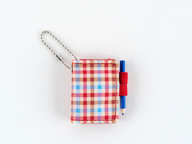Hobonichi Techo Mini Keychain - Bright Plaid