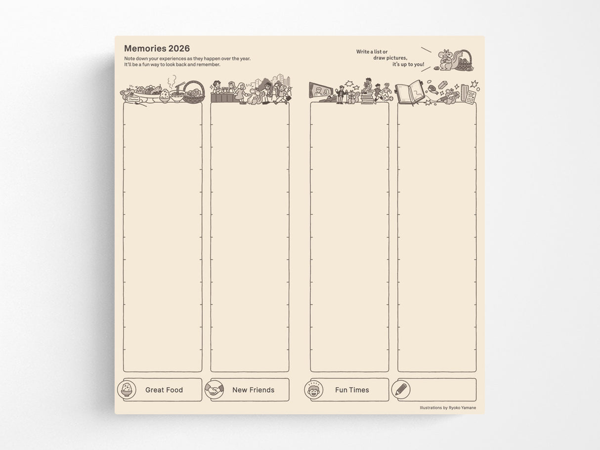 Hobonichi Techo Weeks 2026 - Candy Stripper: Random Dog & Cat (Aurora)