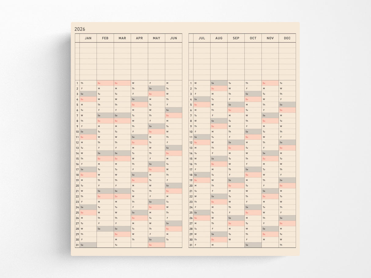 Hobonichi Techo Weeks 2026 - Virginia Lee Burton: The Little House
