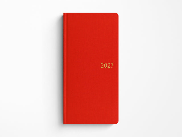 Hobonichi Techo Weeks 2027 - Colors: Poppy Red