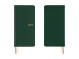 Hobonichi Techo Weeks 2027 - Leather: Forest Green