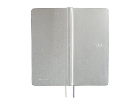 Hobonichi Techo Weeks 2027 - Leather: Noble Silver