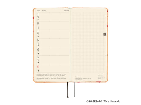 Hobonichi Techo Weeks 2027 - MOTHER: Mr. Saturn Pattern