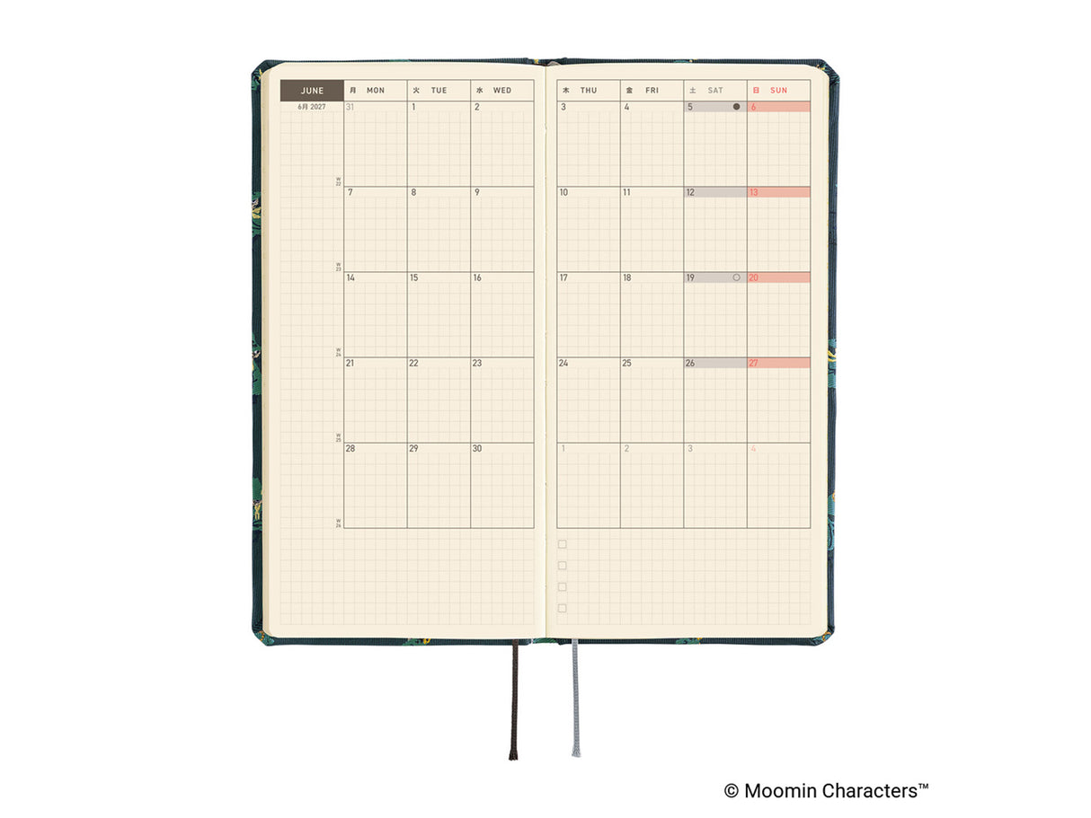 Hobonichi Techo Weeks 2027 - Moomin: A Day in the Life of Snufkin