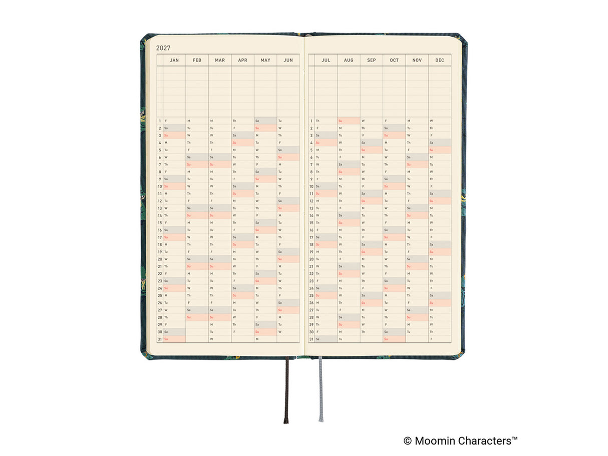 Hobonichi Techo Weeks 2027 - Moomin: A Day in the Life of Snufkin