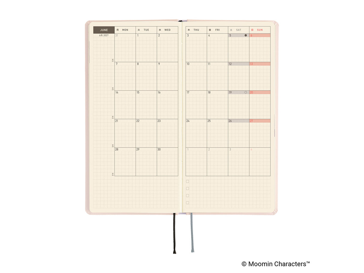 Hobonichi Techo Weeks 2027 - Moomin: At the Table