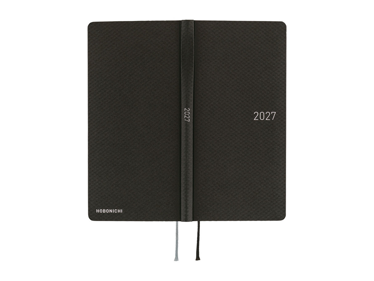 Hobonichi Techo Weeks 2027 - Paper Series: Black Argyle
