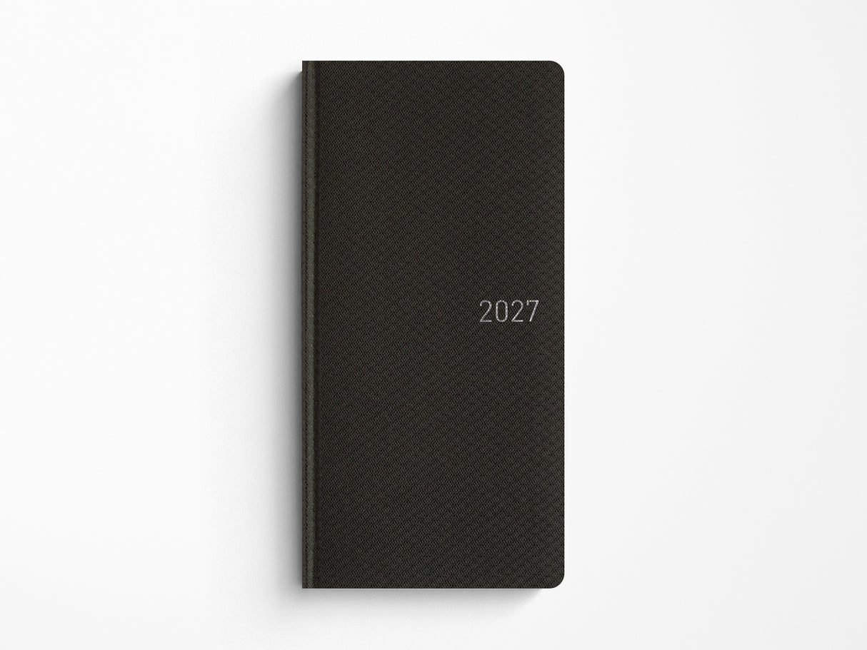 Hobonichi Techo Weeks 2027 - Paper Series: Black Argyle