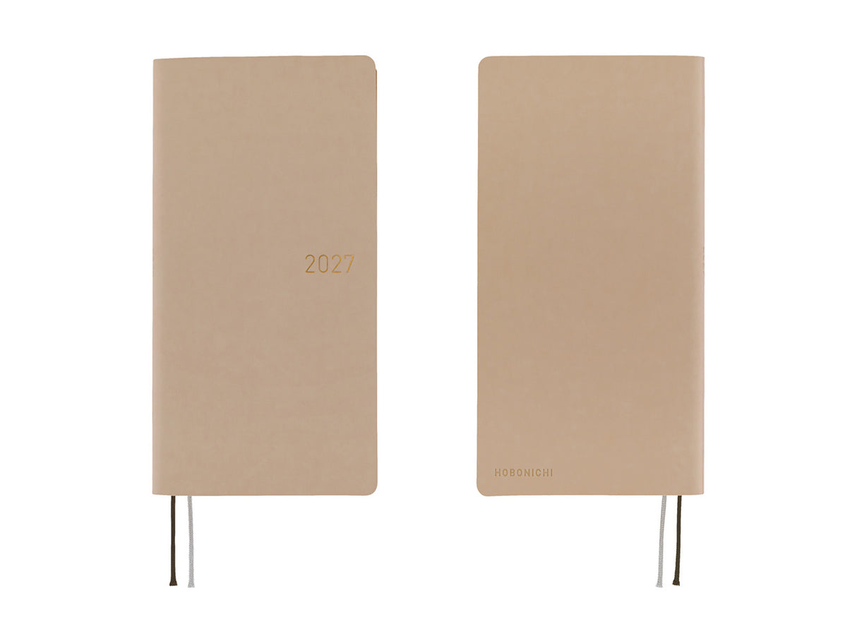 Hobonichi Techo Weeks 2027 - Smooth: Cafe au Lait