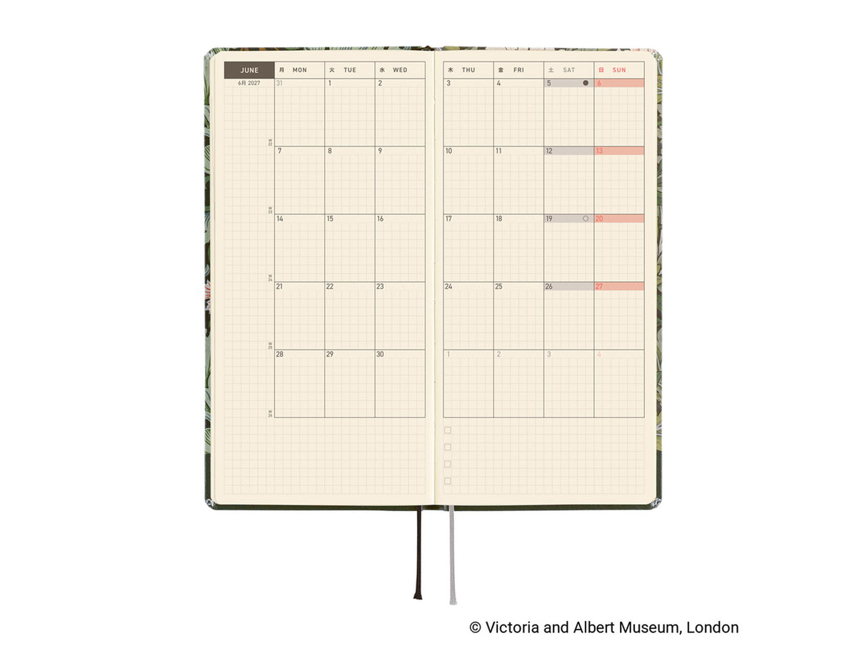 Hobonichi Techo Weeks 2027 - V&A Series: Leicester